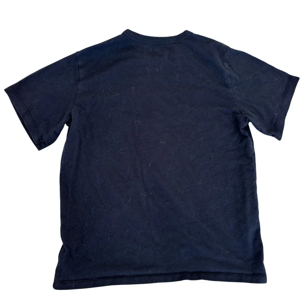 The Children's Place Boys Black Bro Graphic T-Shirt Short Sleeve Size M 7/8